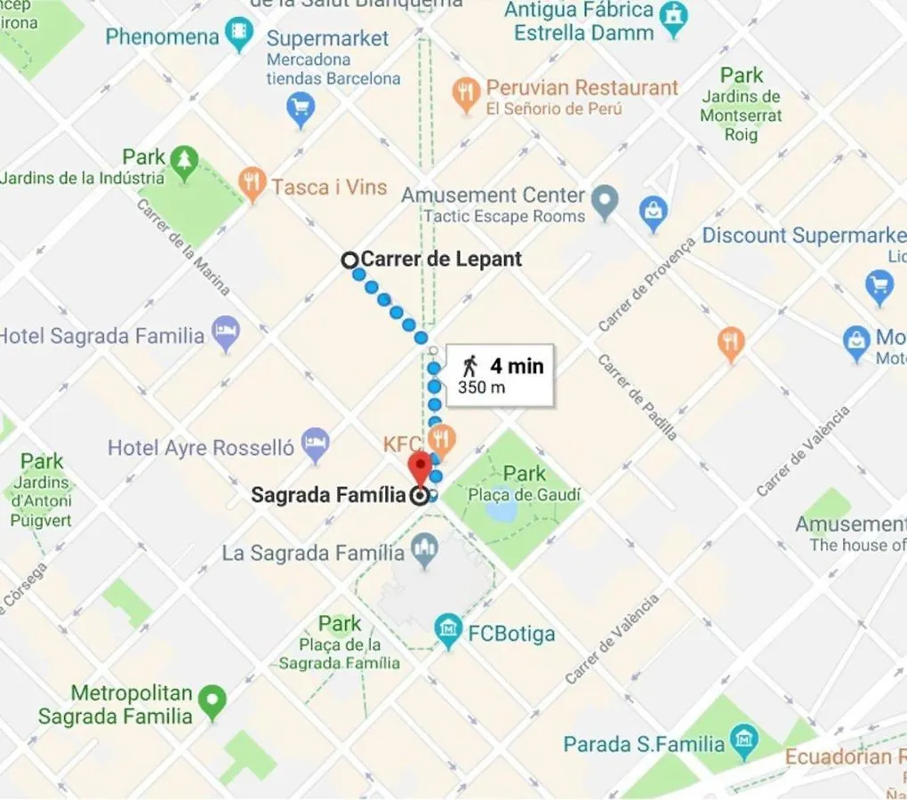 Luminous 2 Bedroom Next To Sagrada Familia Barcelona
